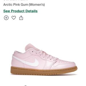 Jordan 1 Low Arctic Pink Gum